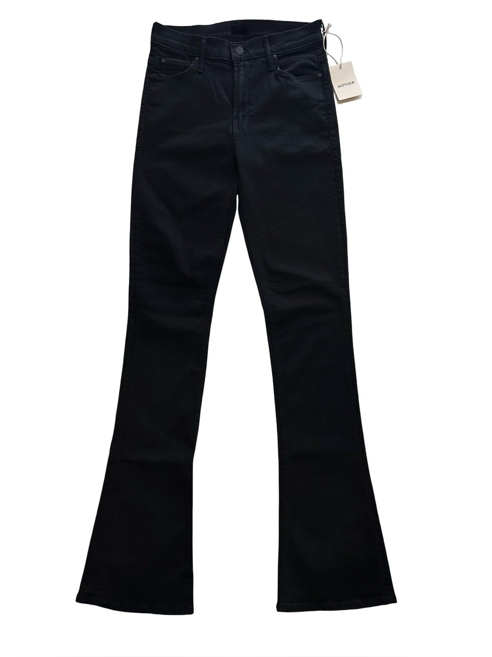 Mother The Runaway Not Guilty Black Bootcut Jeans size 27 NWT